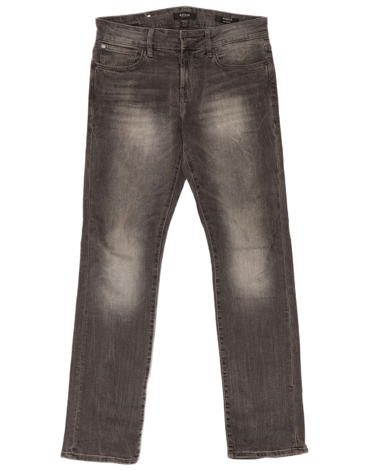 Guess Herre Angels Slim Jeans W30 L32 Grå Bomuld