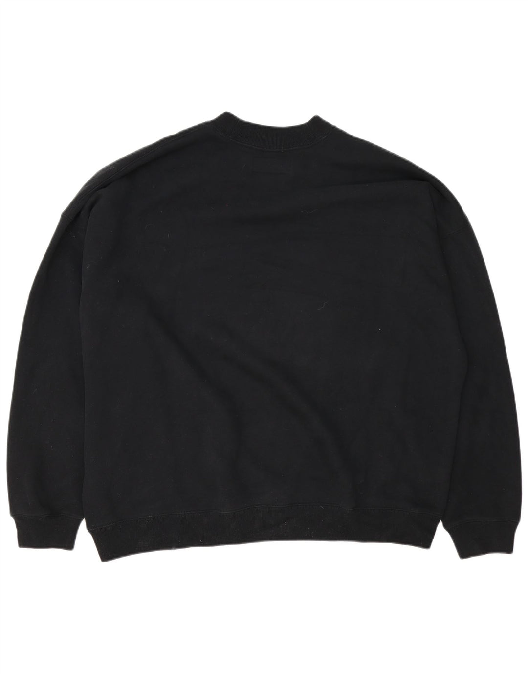 Abercrombie & Fitch Herre Oversized Sweatshirt Jumper XL Sort Bomuld