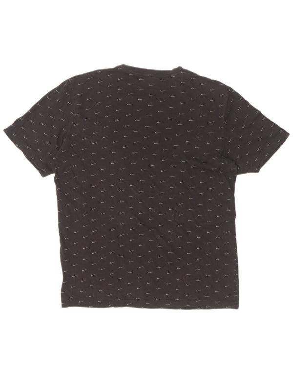 Nike Herre grafisk T-shirt Top Medium Sort Bomuld