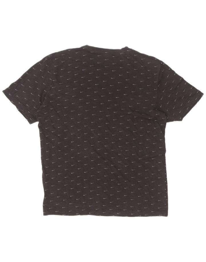 Nike Herre grafisk T-shirt Top Medium Sort Bomuld