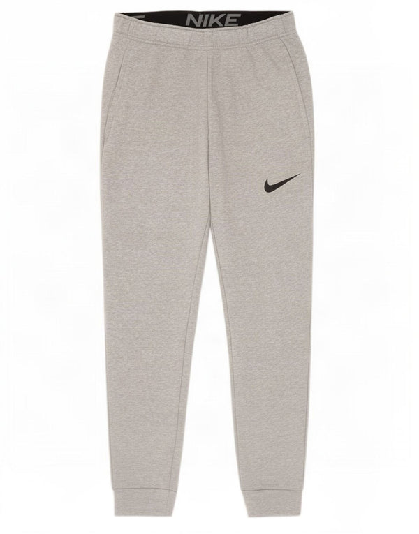 Nike Herre Dri Fit træningsdragt Bukser Joggers Små grå Flecked Bomuld