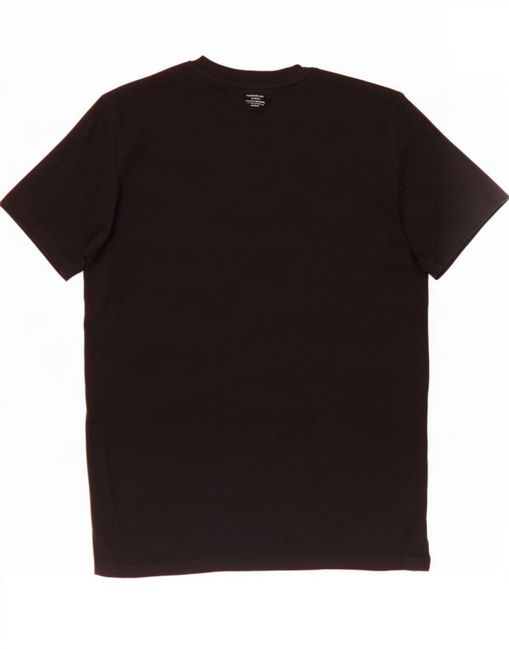 Champion Herre grafisk T-shirt top lille sort bomuld