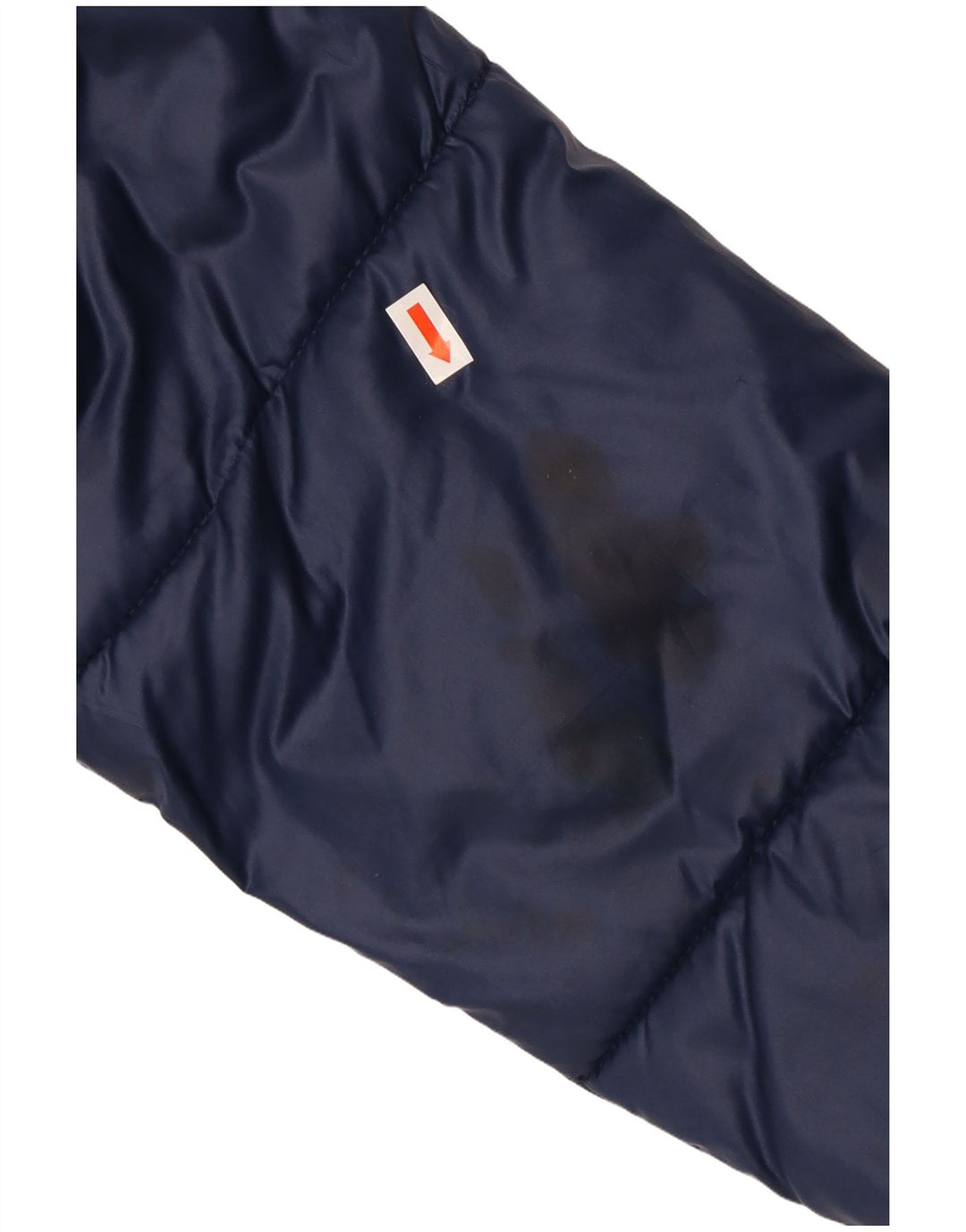 Fila Dame Oversized grafisk polstret jakke UK 6 XS Navy Blue Polyester