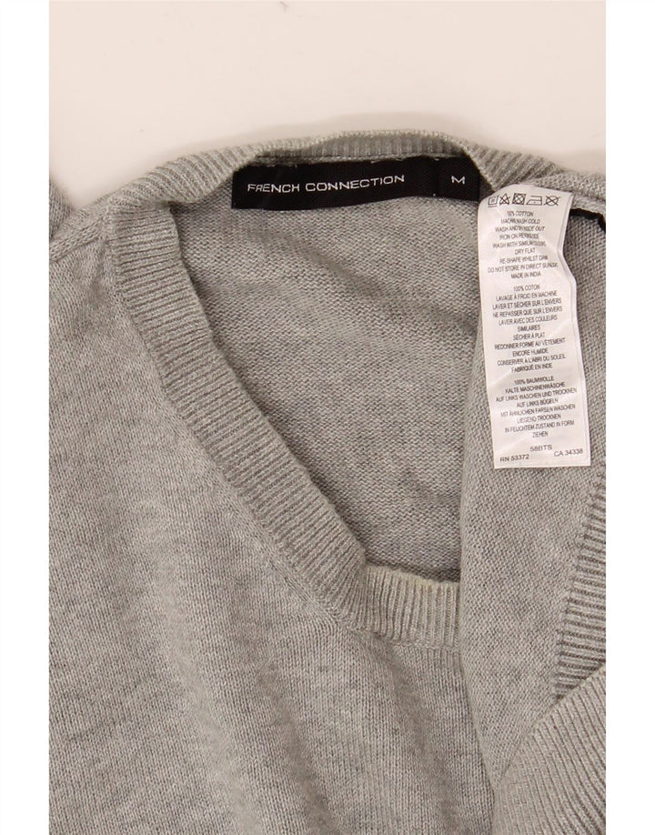 FRANSK FORBINDELSE Herre Crew Neck Jumper Sweater Medium Grå Bomuld