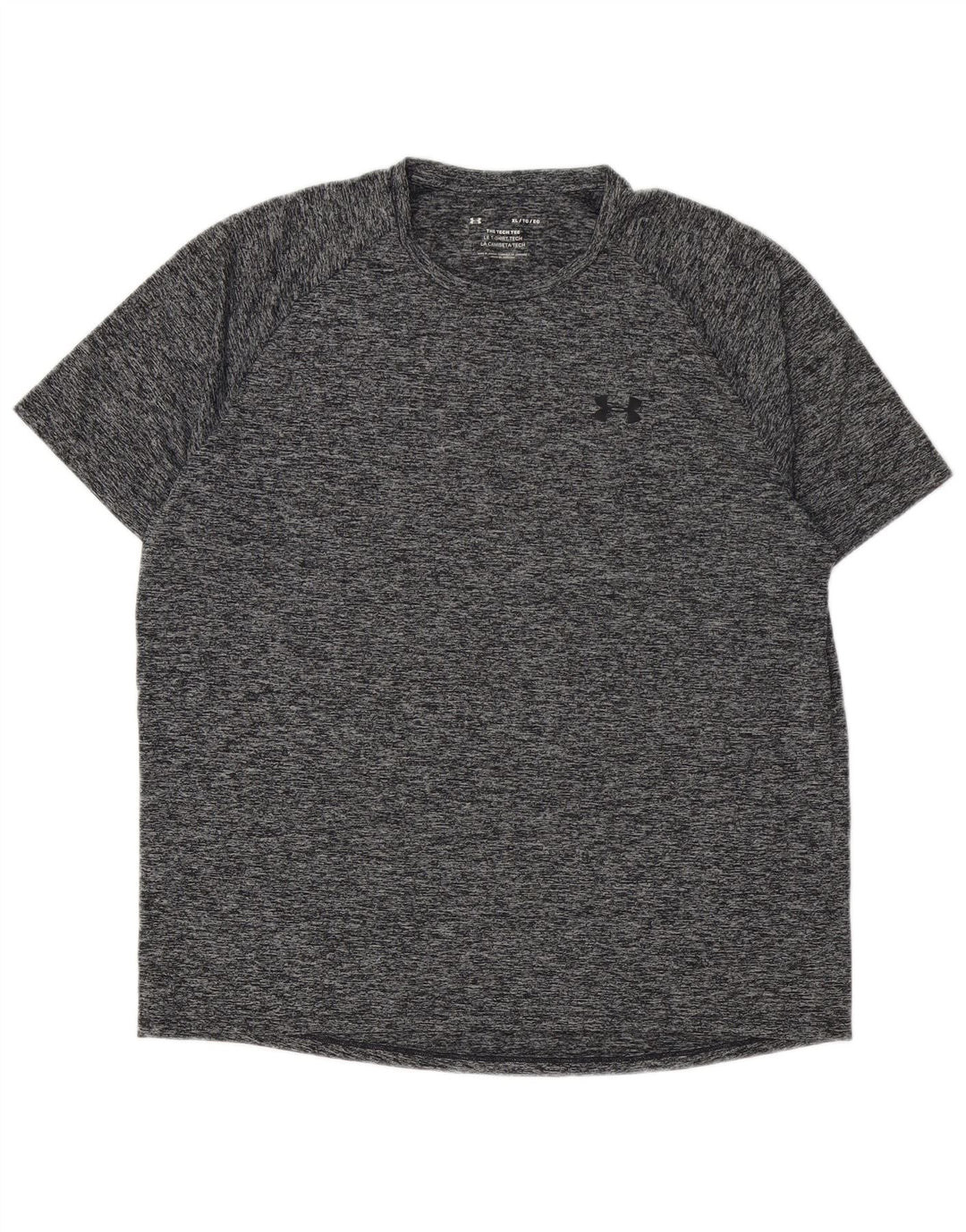 UNDER ARMOUR Herre T-Shirt Top XL Grå Flecked