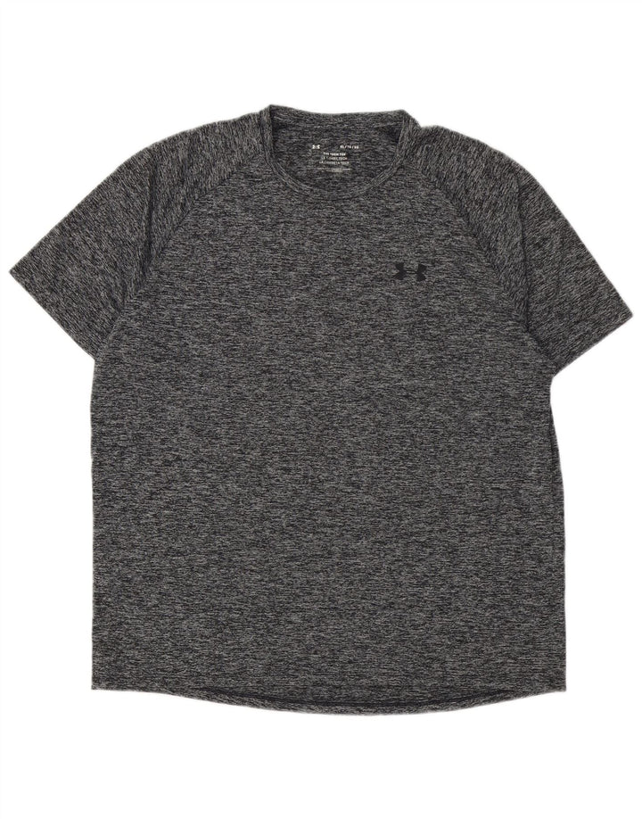UNDER ARMOUR Herre T-Shirt Top XL Grå Flecked
