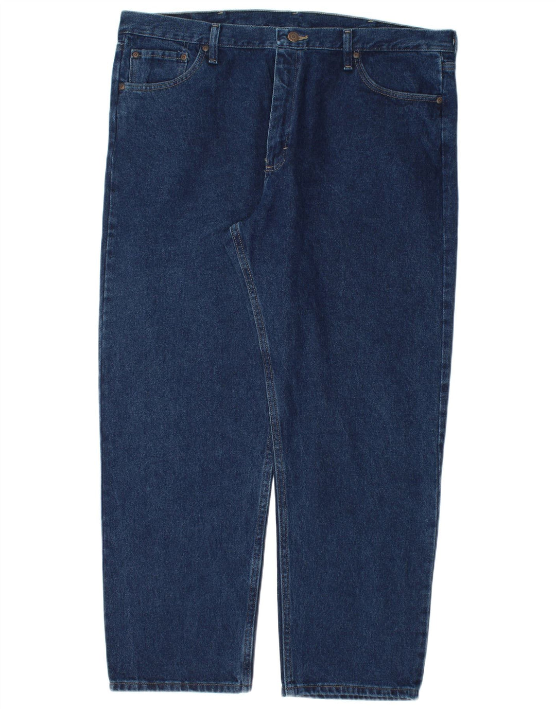 Wrangler Straight Jeans til mænd W40 L30 Marineblå bomuld