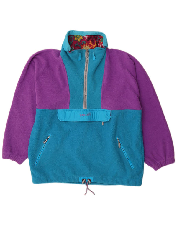 Bailo Herre lynlås hals Fleece Jumper IT 54 XL Lilla Colourblock Polyester
