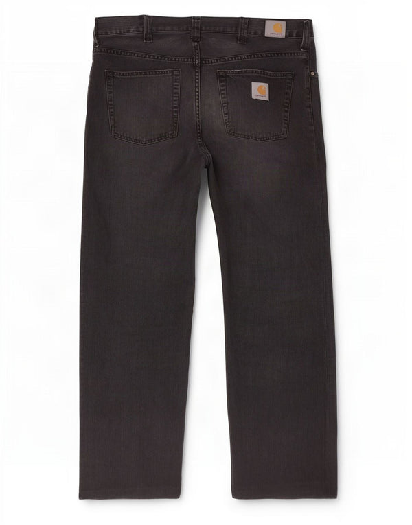 Carhartt Straight Jeans til mænd W32 L30 sort bomuld