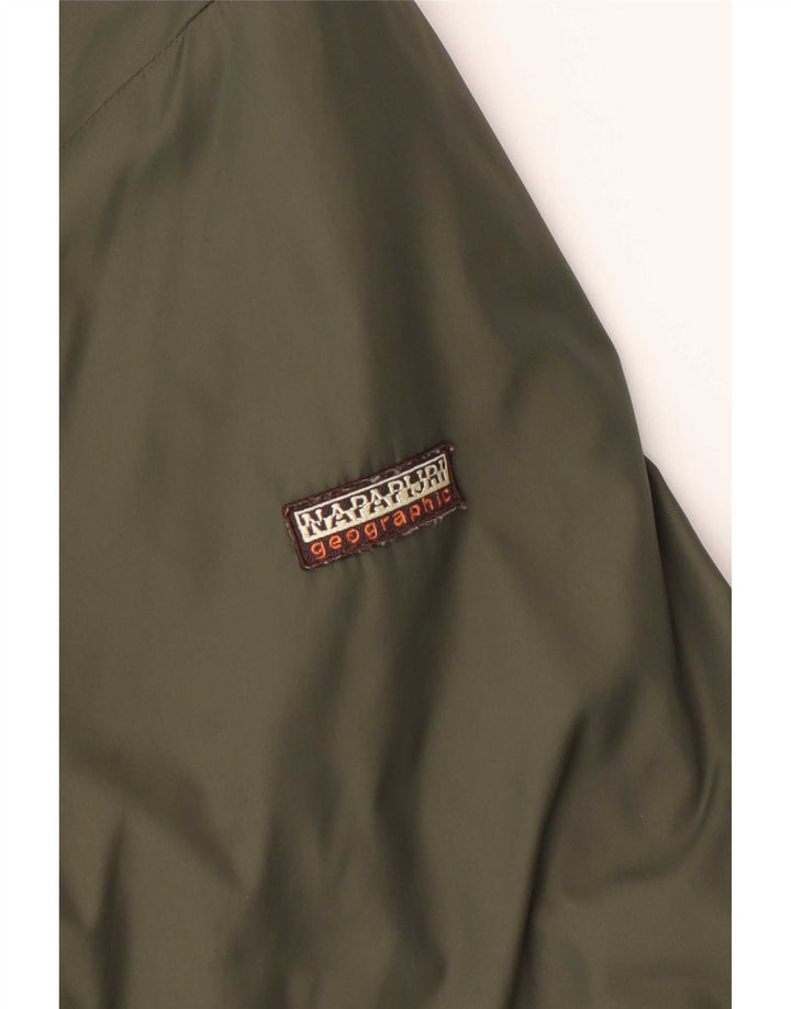 Napapijri Herre Geographic Reversible Jacket UK 40 Large Khaki