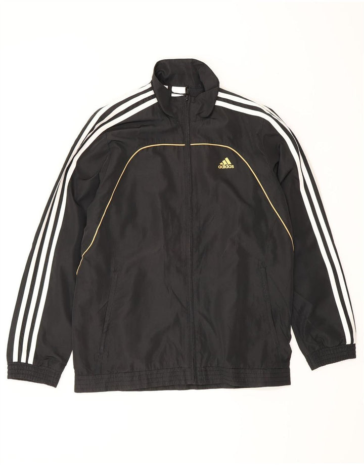 Adidas drenge regnjakke 13-14 år sort polyester