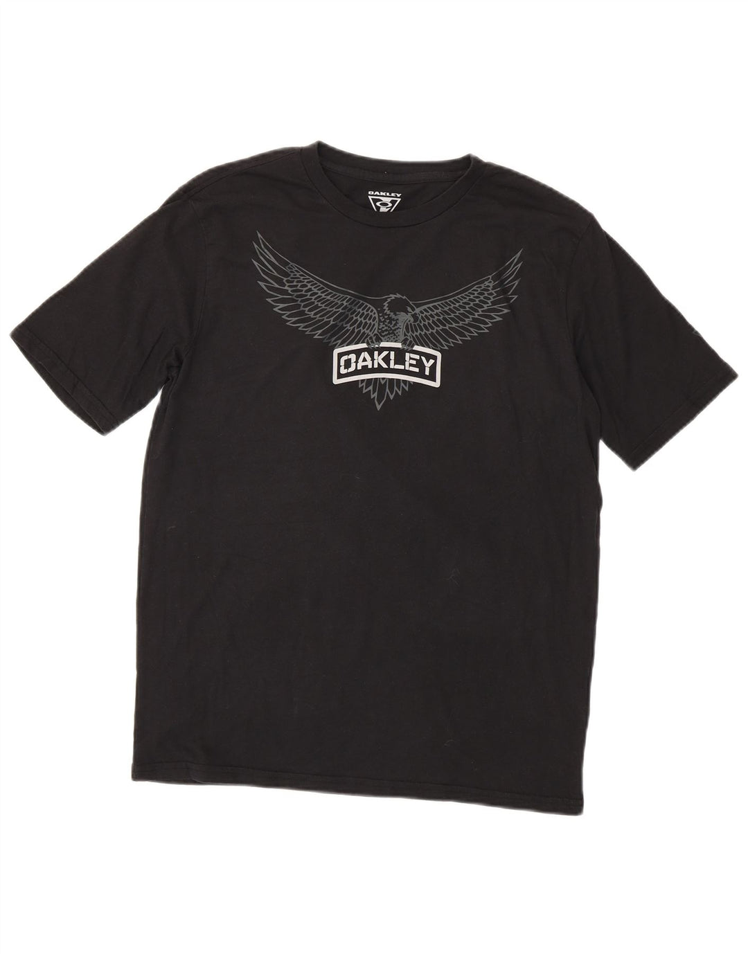 Oakley Herre Grafisk T-Shirt Top Medium Sort