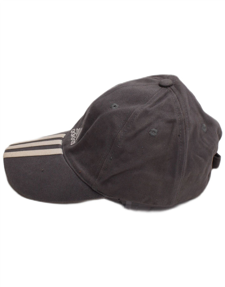 ADIDAS Mens Graphic Baseball Cap One Size Grey Cotton