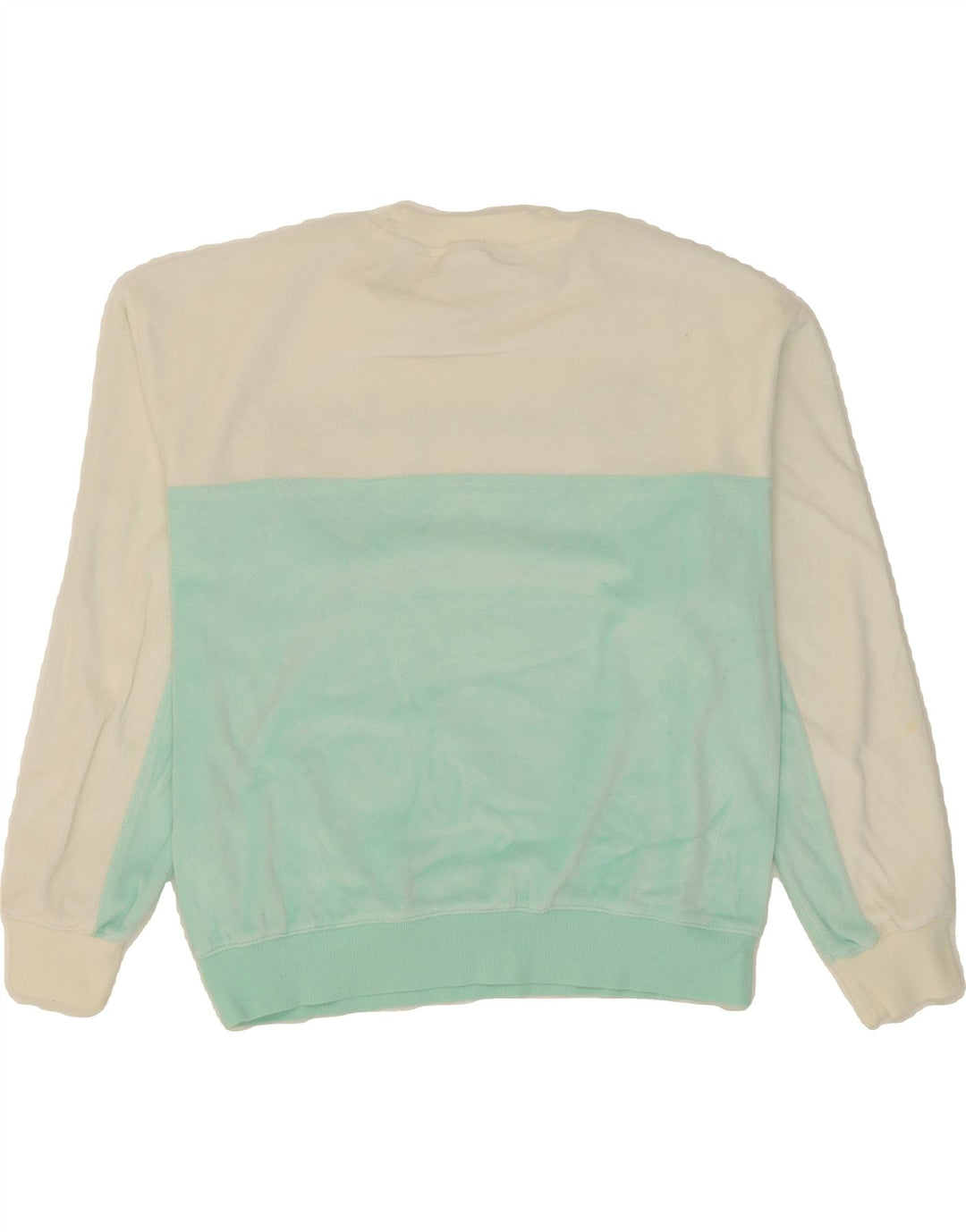 CHAMPION Womens Oversized Sweatshirt Jumper UK 10 Small Turquoise Vintage Champion and Second-Hand Champion from Messina Hembry 