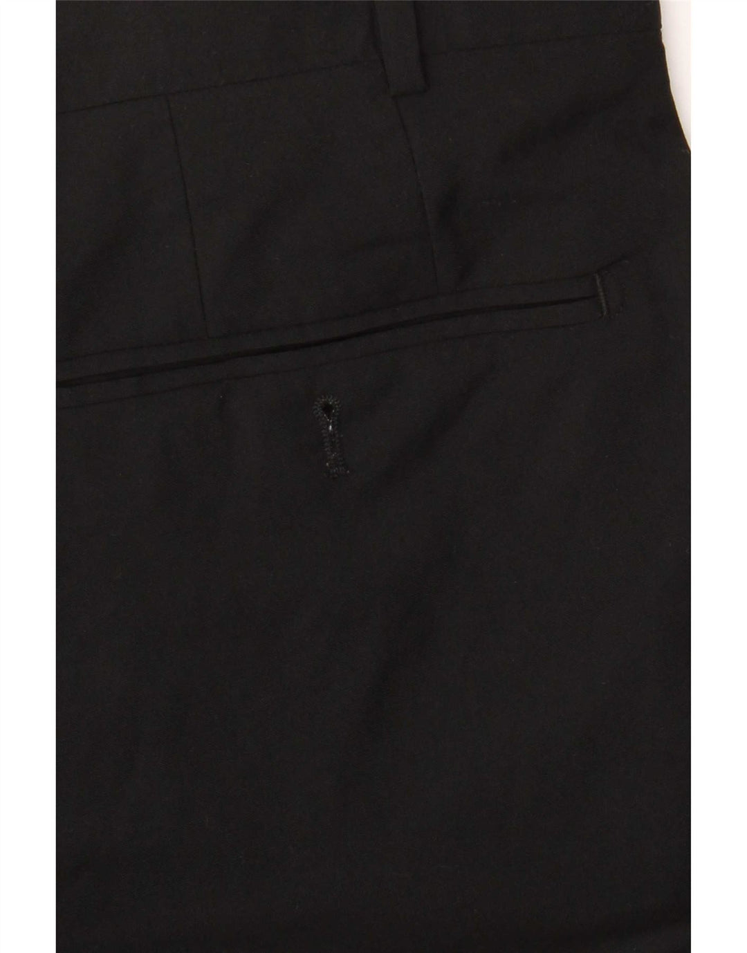 Massimo Dutti Herre Slim Suit Trousers EU 40 Medium W31 L31 Black Wool