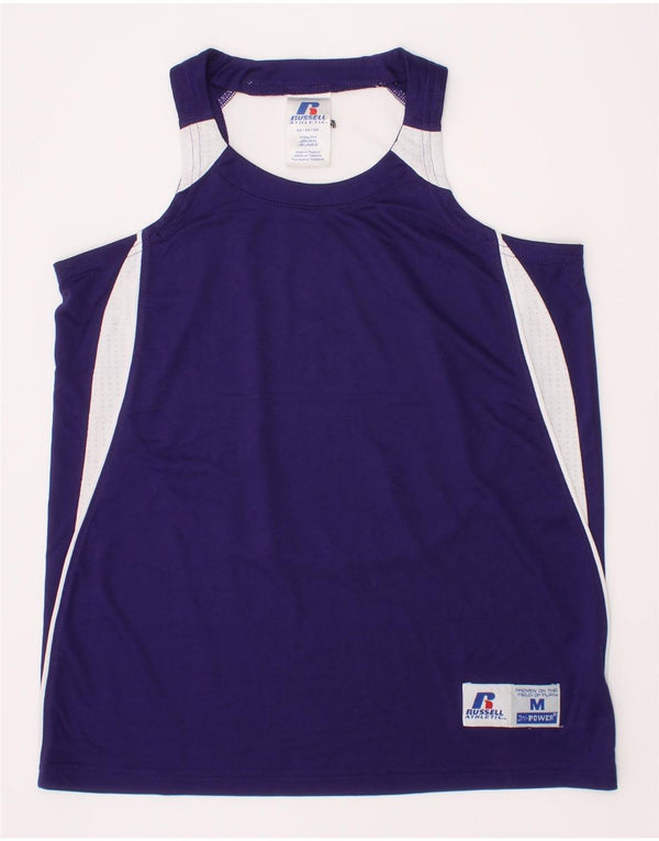 RUSSELL ATHLETIC Drenge Dri-Power Vest Top 10-11 år Medium Lilla