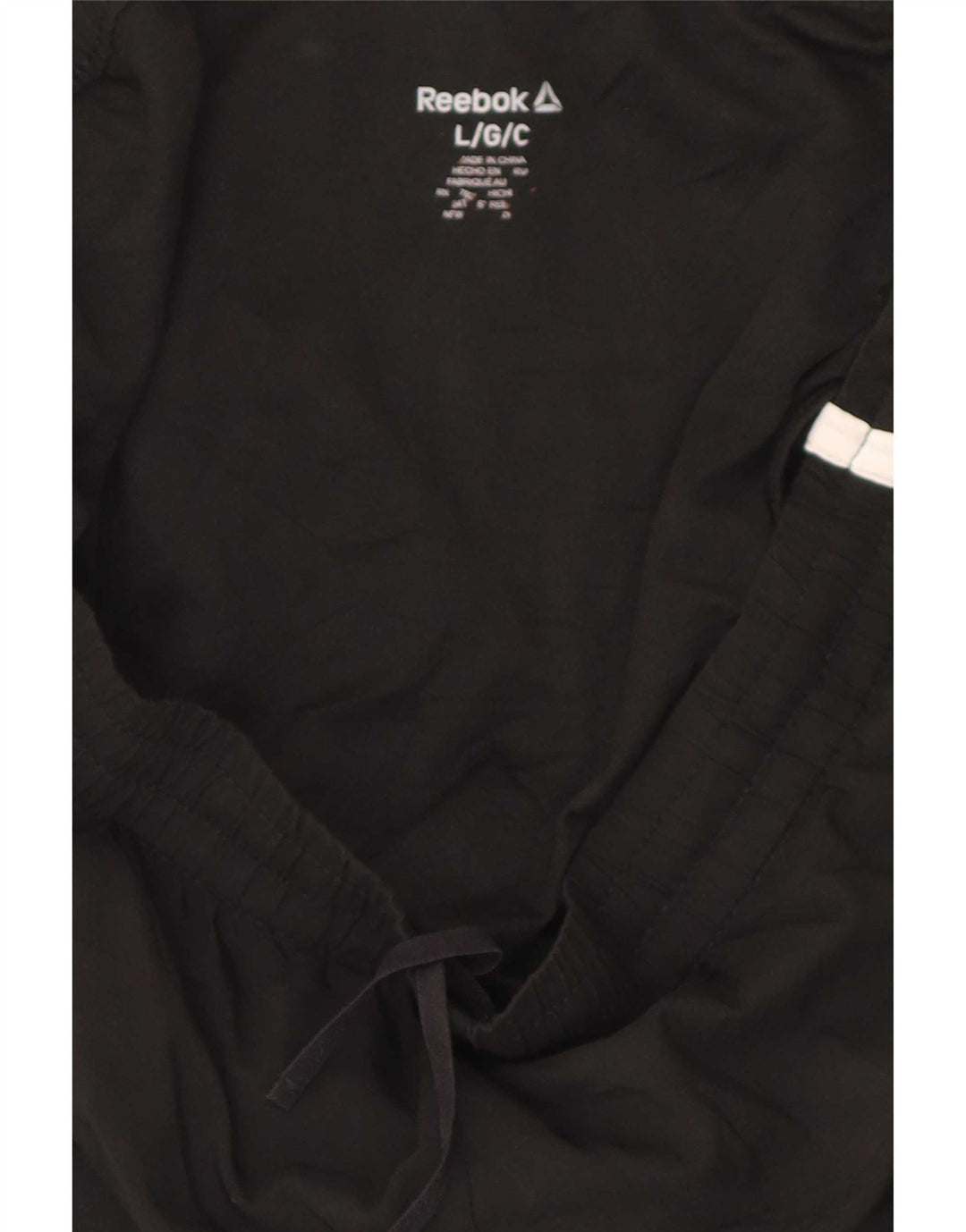 Reebok Womens Regular Sports Shorts Large Black Colourblock