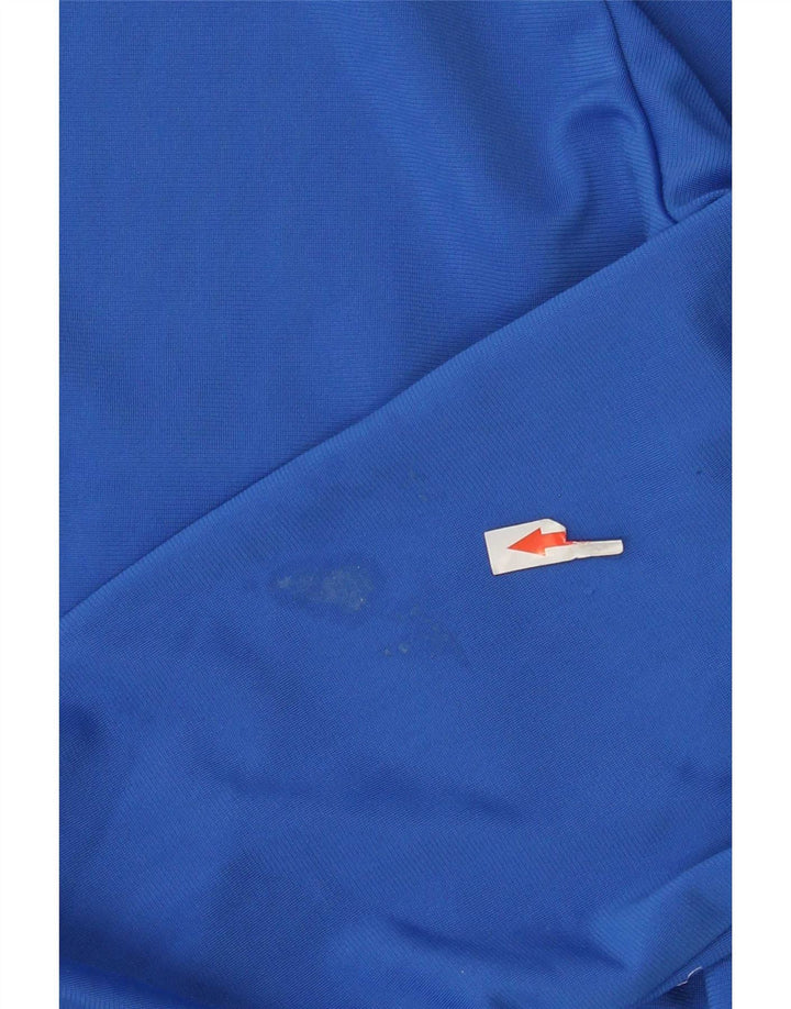 Adidas Træningsdragt til mænd Topjakke UK 38/40 Medium Blue Colourblock Polyester