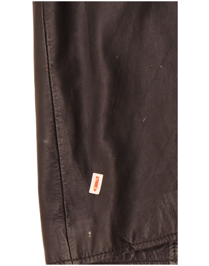 Gipsy Womens Læderfrakke UK 12 Medium Brown