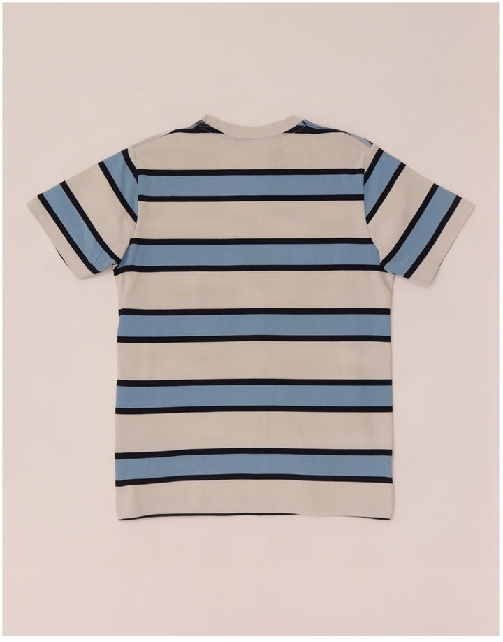 Ellesse Herre T-Shirt Top Lille Hvid Stribet
