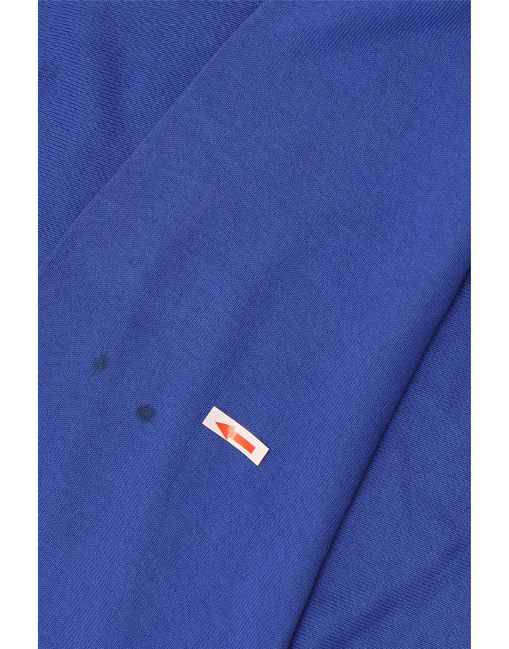 Zara Herre V-hals sweater XL Blå Bomuld