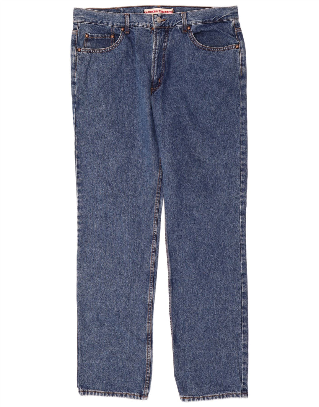 CARRERA Herre 700 Straight Jeans IT 56 3XL W40 L34 Blå Bomuld