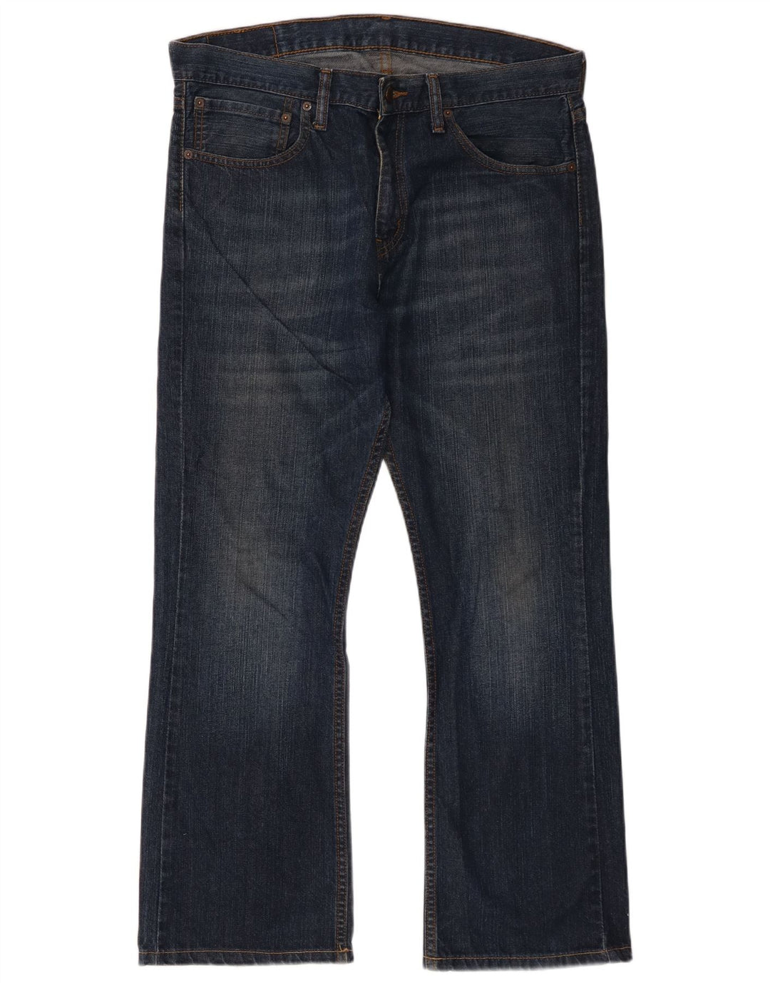 Levi's Herre 527 Bootcut Jeans W34 L30 Marineblå Bomuld