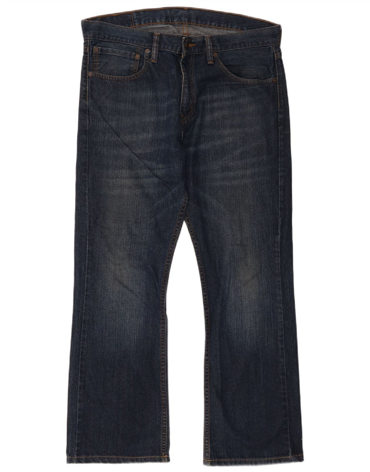 Levi's Herre 527 Bootcut Jeans W34 L30 Marineblå Bomuld