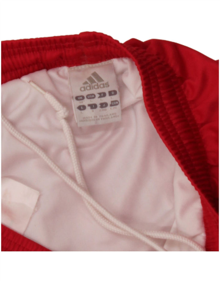 ADIDAS Mens Climalite Sport Shorts Large Red