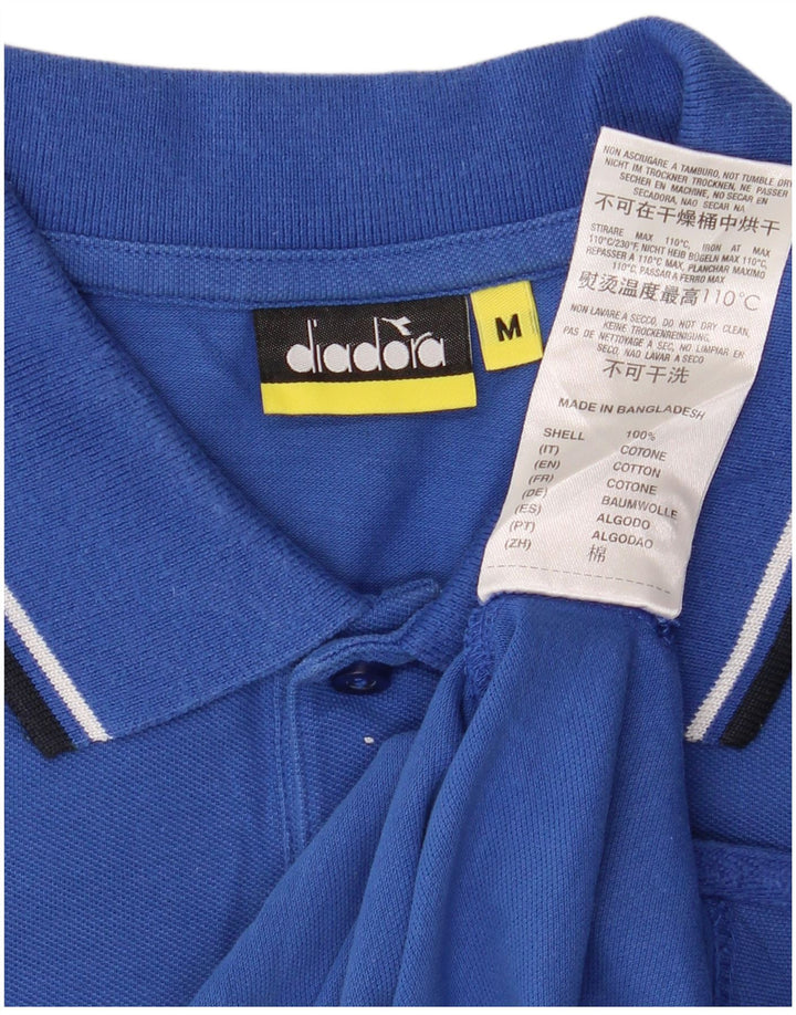 Diadora herre poloshirt Medium blå bomuld