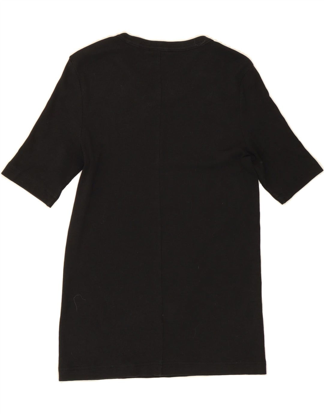 COS Womens Jumper Dress UK 12 Medium Black Cotton Vintage Cos and Second-Hand Cos from Messina Hembry 