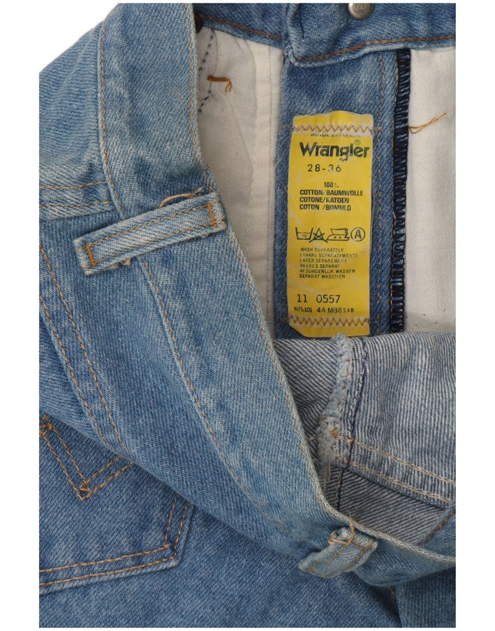 Wrangler Dame Slim Jeans W28 L36 Blå Bomuld