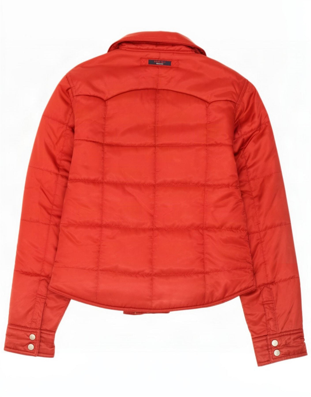 Tommy Hilfiger polstret jakke til kvinder UK 12 Medium Rød Polyester