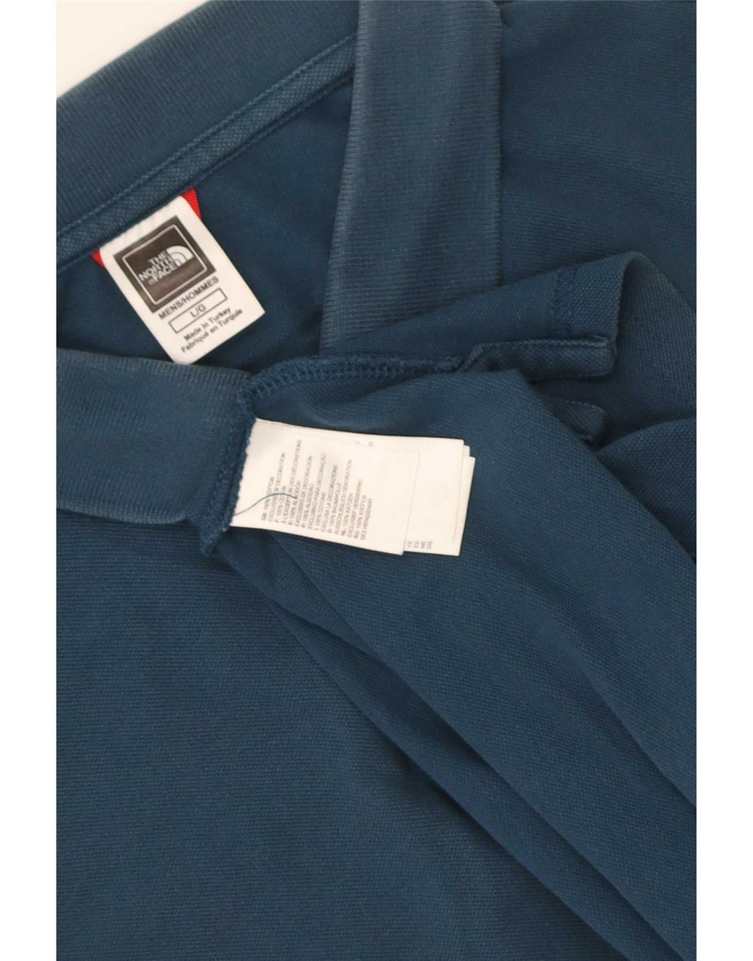 The North Face Herre Polo Shirt Stor Blå Bomuld