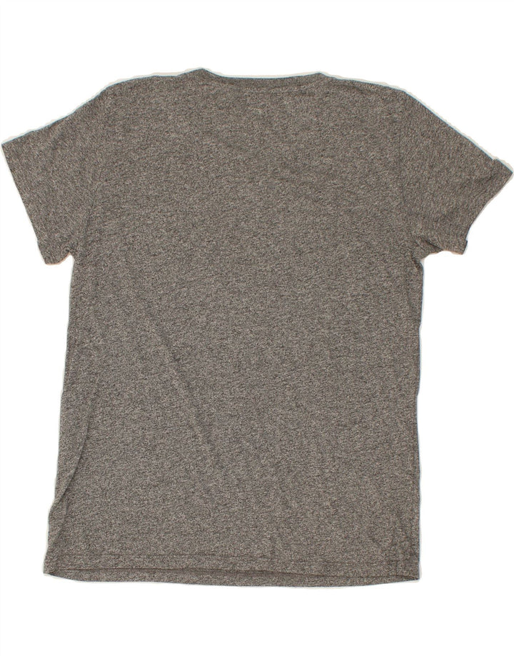 LEVI'S Womens Graphic T-Shirt Top UK 16 Large Grey Vintage Levi's and Second-Hand Levi's from Messina Hembry 