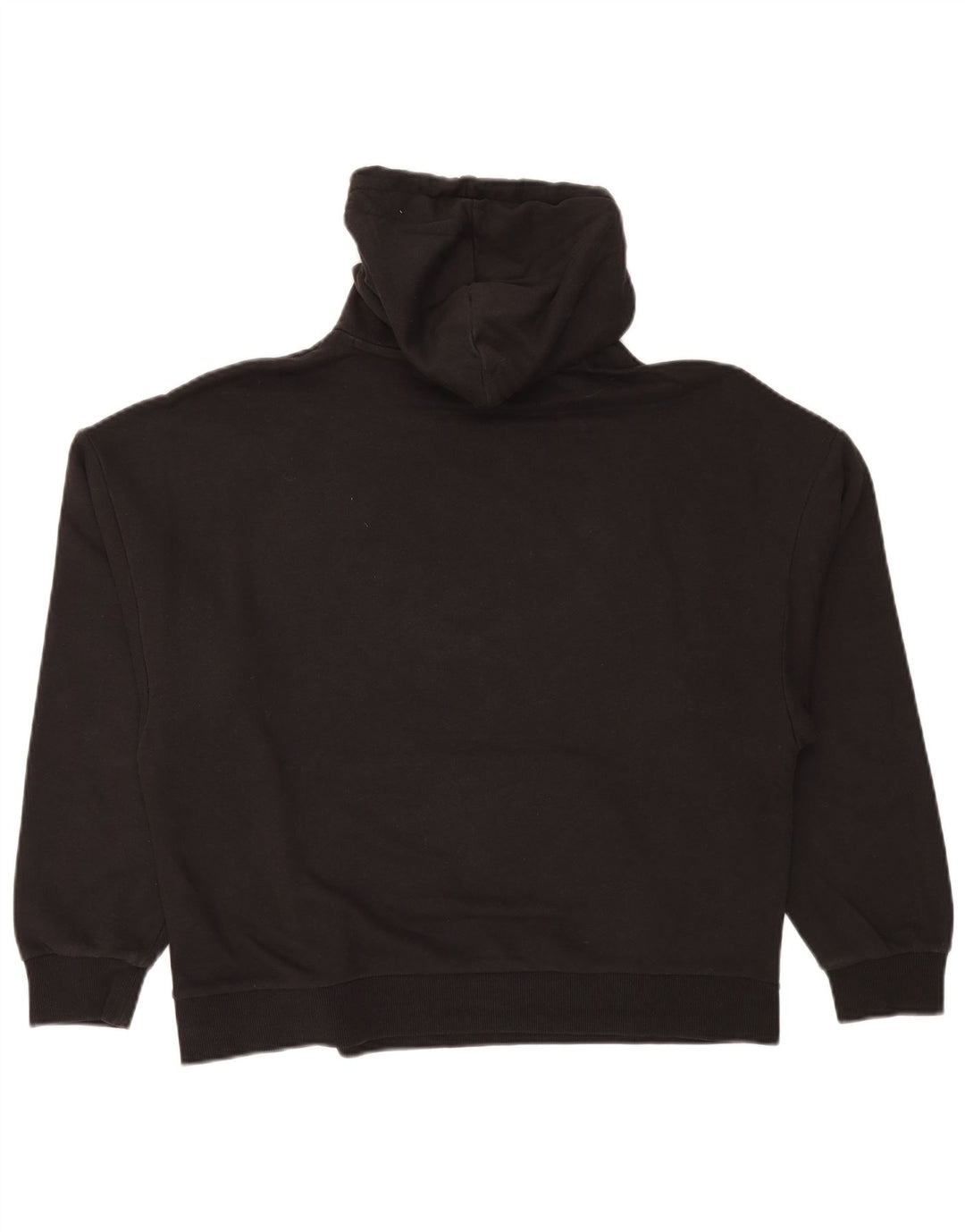 PUMA Grafisk hættetrøje til kvinder UK 16 Stor sort bomuld