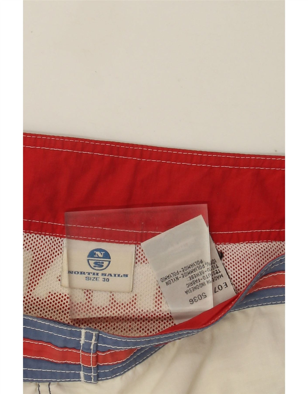 North Sails Svømmeshorts til kvinder UK 14 Medium Off White Colourblock