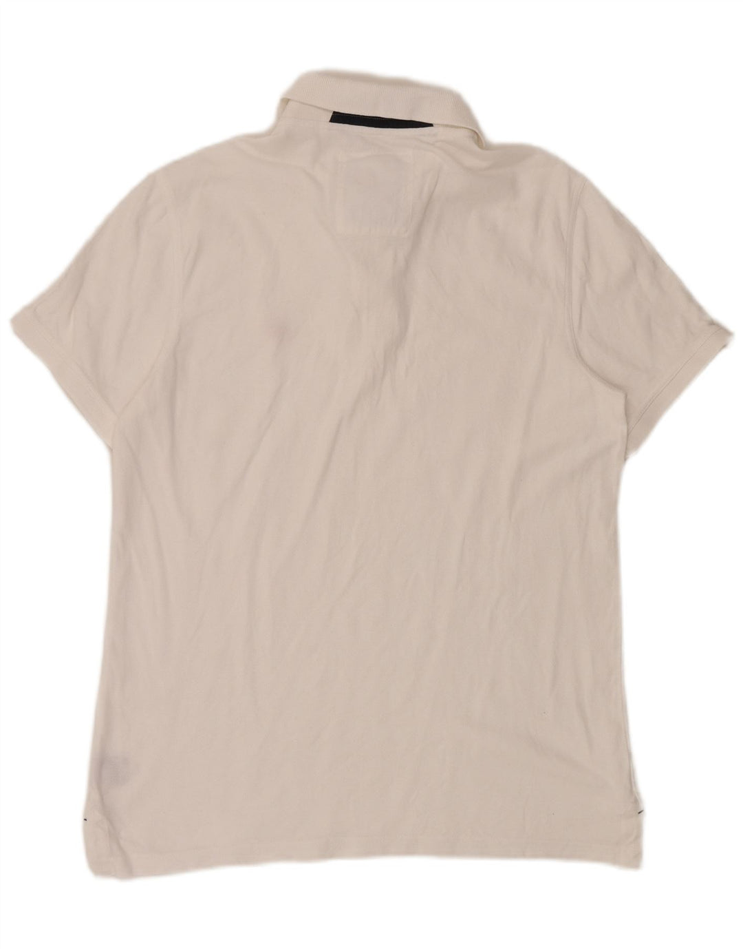 Besætningstøj Herre poloshirt Medium hvid bomuld