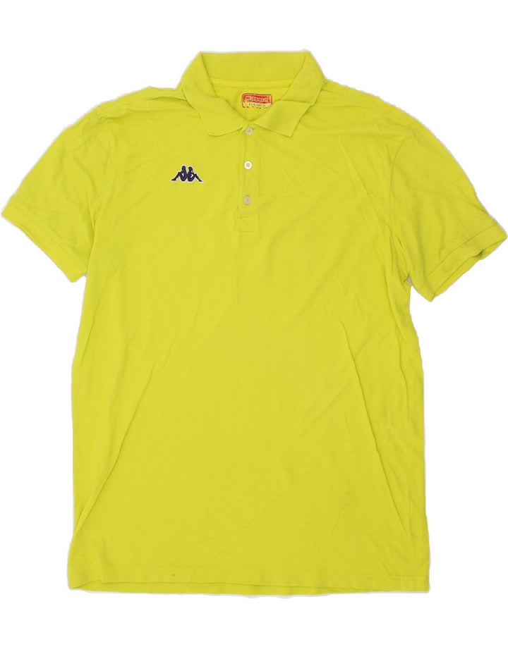 KAPPA Mens Polo Shirt 2XL Yellow Cotton Vintage Kappa and Second-Hand Kappa from Messina Hembry 