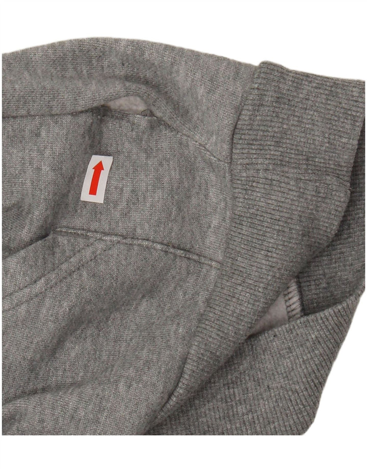 PUMA Grafisk hættetrøje til drenge 9-10 år Grå