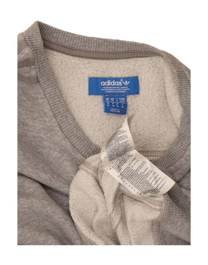 ADIDAS Sweatshirt til mænd mellem grå bomuld