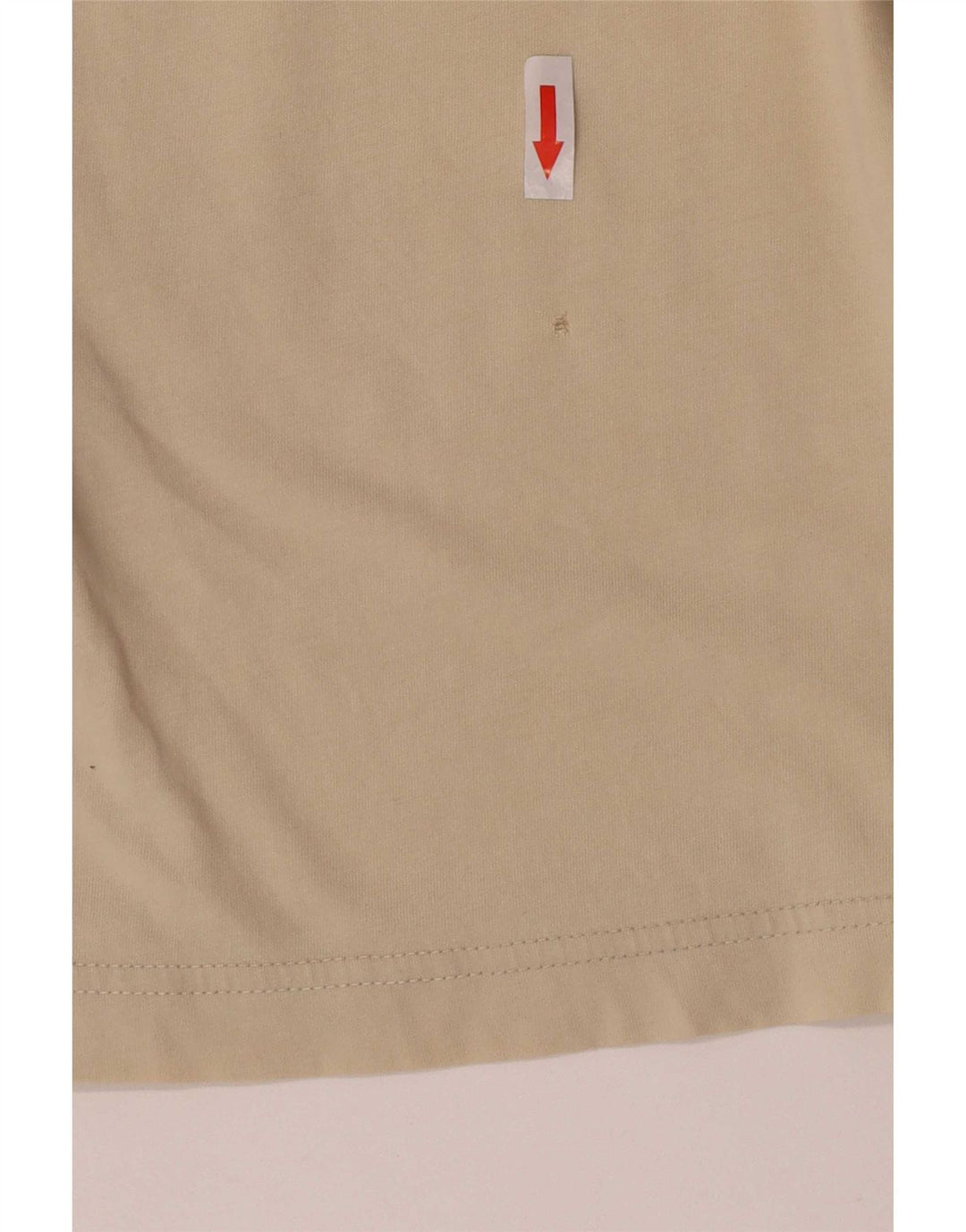 Kappa Herre T-Shirt Top Lille Beige Colourblock Bomuld