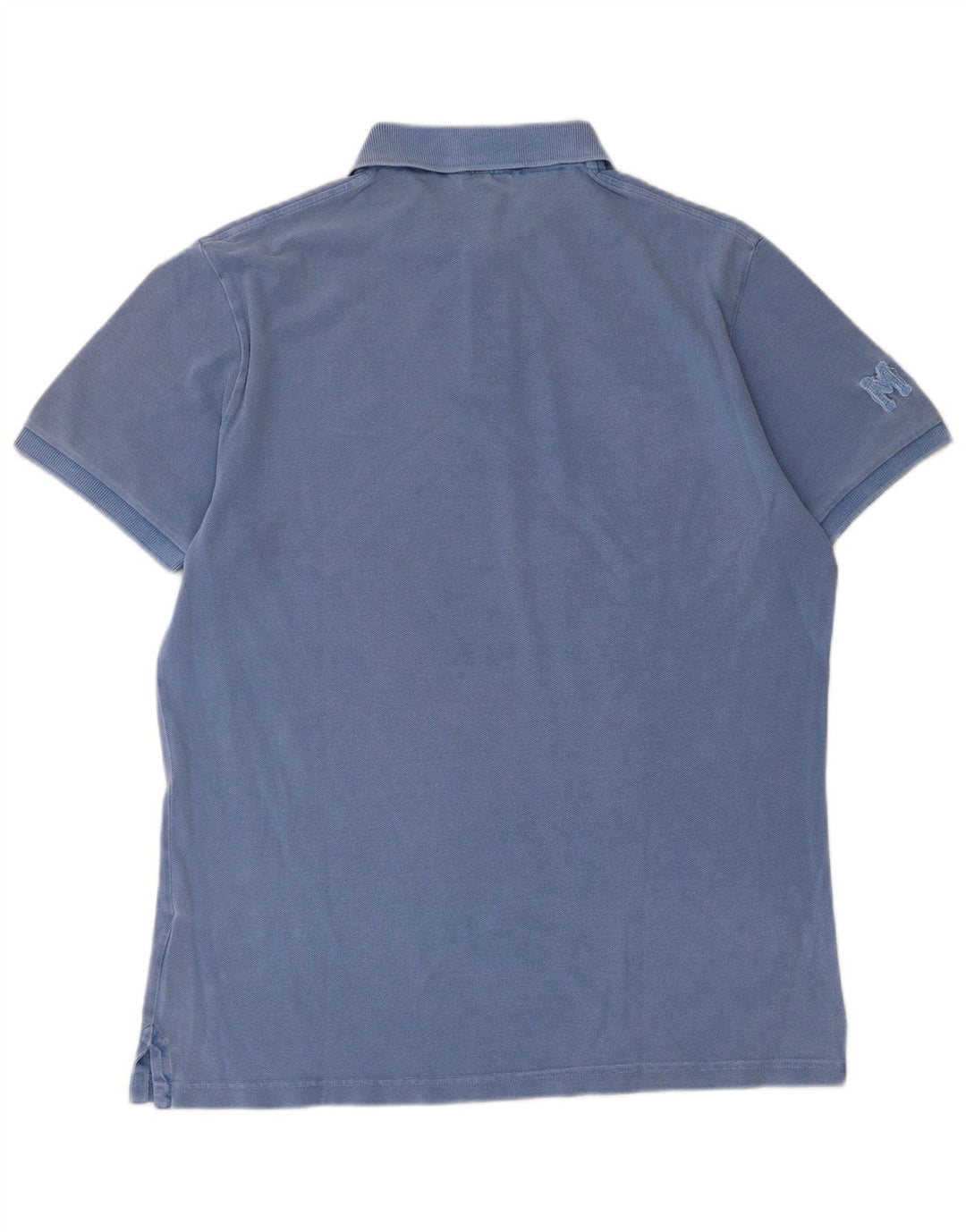 Marlboro Classics Herre Grafisk Polo Shirt Stor Blå Bomuld