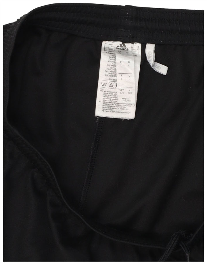 ADIDAS Mens Climalite Sport Shorts Large Black Polyester