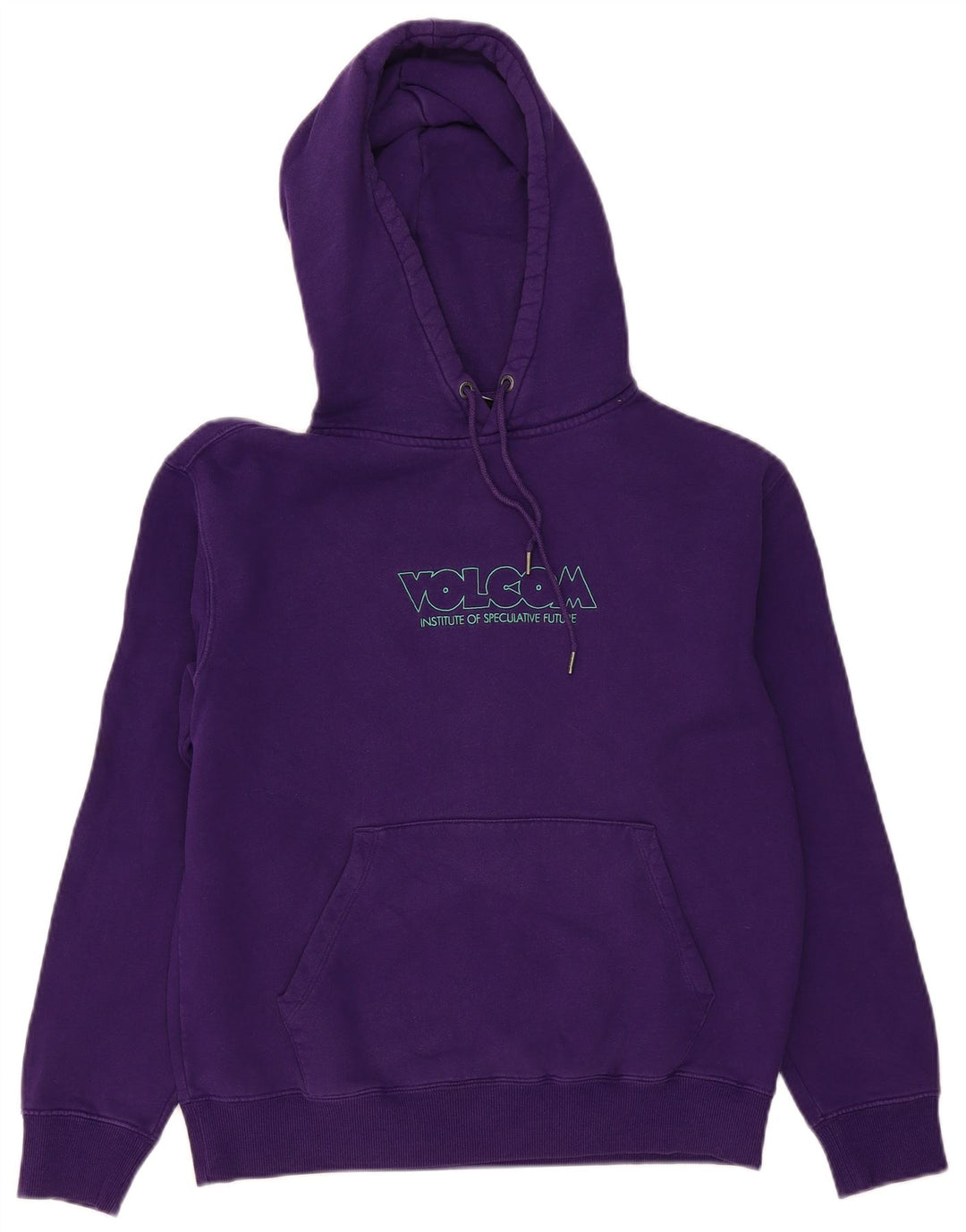 VOLCOM Grafisk Oversized Hoodie Jumper til kvinder UK 10 Lille Lilla