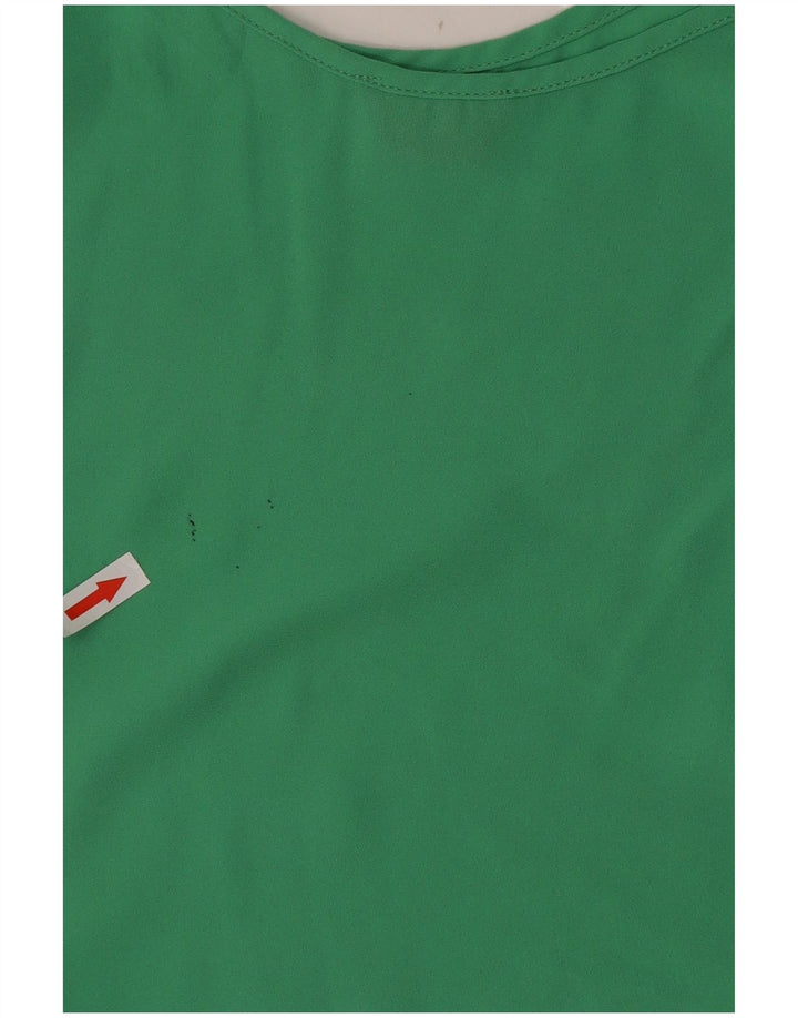 Topshop Dame Cami Top UK 10 Lille Grøn Polyester
