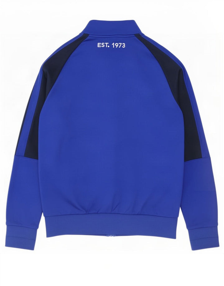 New Balance Herre grafisk træningsdragt Topjakke Medium Blue Colourblock