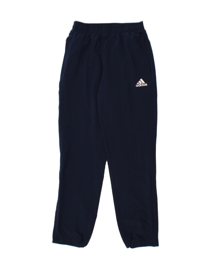 ADIDAS Mens Tracksuit Trousers Medium  Navy Blue Polyester Vintage Adidas and Second-Hand Adidas from Messina Hembry 