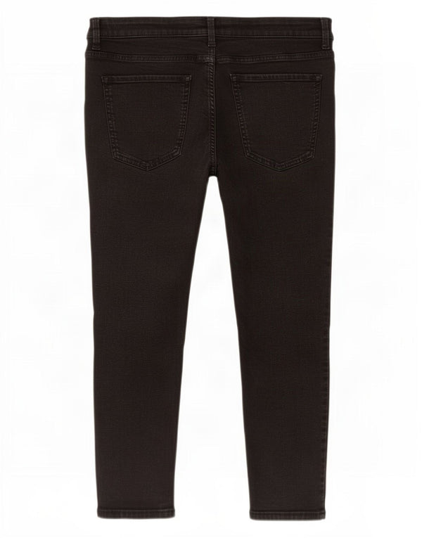 Marks & Spencer Womens The Ivy Crop Skinny Jeans UK 18 XL W34 L26 Sort