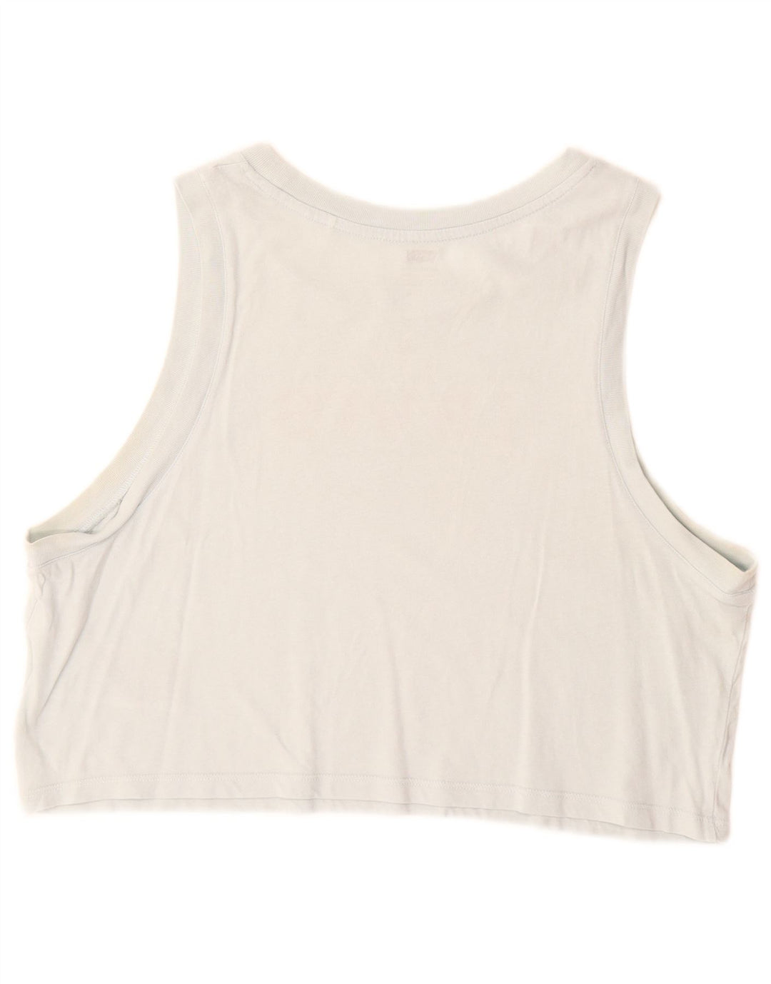 Levi's Womens Crop Grafisk Vest Top UK 16 Large Blue Cotton